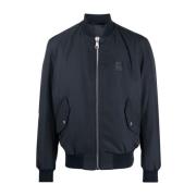 Blauwe Parka Jas voor Heren Balmain , Blue , Heren