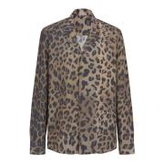 Pyjama shirt met luipaardprint Balmain , Multicolor , Heren