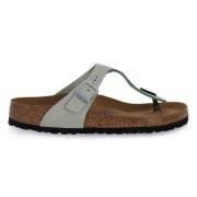 Matcha Nubuck Sandalen Birkenstock , Green , Heren