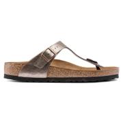 Gizeh BS Metallic Thong Sandal Birkenstock , Beige , Dames