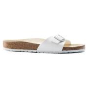 Klassieke Madrid Damessandaal Birkenstock , White , Dames