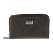 Zwarte Leren Portemonnee - Portafoglio St.dauphine Dolce & Gabbana , B...