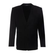 Zwarte Oversize Blazer voor Heren Dolce & Gabbana , Black , Heren