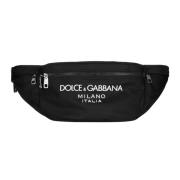 Stijlvolle Heren Riemtas Dolce & Gabbana , Black , Heren