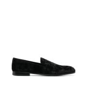 Fluwelen loafers voor heren Dolce & Gabbana , Black , Heren