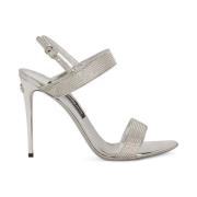 High Heel Sandals Dolce & Gabbana , Gray , Dames