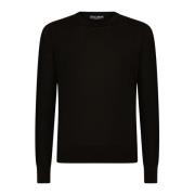 Zwarte Dolce Gabbana Sweaters Dolce & Gabbana , Black , Heren