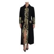Single-Breasted Coats Dolce & Gabbana , Black , Dames