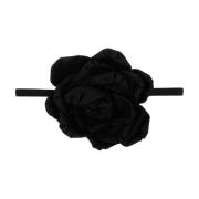 Zwarte zijden blend choker Dolce & Gabbana , Black , Dames