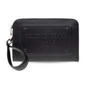 Handtas met logo Dolce & Gabbana , Black , Dames