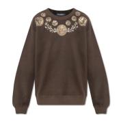 Printed sweatshirt Dolce & Gabbana , Brown , Heren
