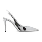 Pumps met spiegelende afwerking Dolce & Gabbana , Gray , Dames