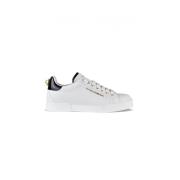 Witte Portofino Sneakers van leer Dolce & Gabbana , White , Dames