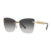 Goud/Grijs Getinte Zonnebril Dolce & Gabbana , Yellow , Dames