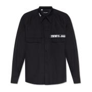 Shirt met logo Dolce & Gabbana , Black , Heren
