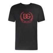 Zwarte T-shirts en Polos Dolce & Gabbana , Black , Heren