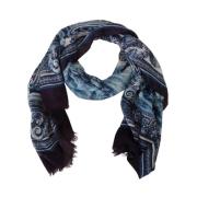 Blauwe Logo Sjaal voor Heren Dolce & Gabbana , Blue , Heren