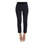 Polka Gestippelde Slim Capris Jeans Dolce & Gabbana , Blue , Dames