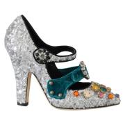 Kristal Mary Janes Pumps Dolce & Gabbana , Gray , Dames