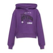 Bedrukte hoodie Dolce & Gabbana , Purple , Dames