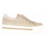 Beige Sneaker voor Dames Gabor , Beige , Dames