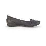 Comfortabele Lichtgewicht Ballerina Schoen Gabor , Black , Dames