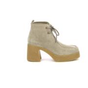 Lace-up Boots Kickers , Beige , Dames