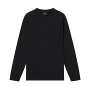 Tonal Eagle Crew Neck Sweatshirt Lyle & Scott , Black , Heren