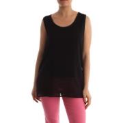 Sleeveless Tops Marella , Black , Dames