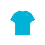 Blauw Katoenen Jersey T-Shirt met Borduursel Nina Ricci , Blue , Dames