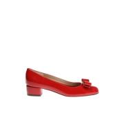 Rode Vara Hakken Salvatore Ferragamo , Red , Dames