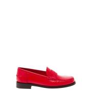 Rode platte schoenen voor mannen Salvatore Ferragamo , Red , Dames