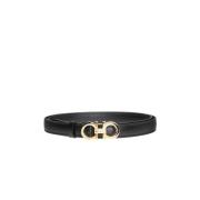 Logo-buckled Riem Salvatore Ferragamo , Black , Dames