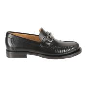 Zwarte platte schoenen Fort Salvatore Ferragamo , Black , Heren