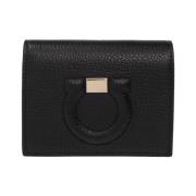 Portemonnee/kaarthouder Salvatore Ferragamo , Black , Dames