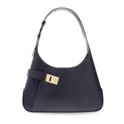 Schoudertas met Arch Salvatore Ferragamo , Blue , Dames