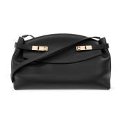 ‘Hugo’ schoudertas Salvatore Ferragamo , Black , Dames