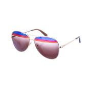 Zonnebril in Aviator Stijl met Metalen Frame Salvatore Ferragamo , Pin...