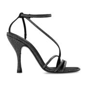 ‘Denise’ sandalen met hak Salvatore Ferragamo , Black , Dames