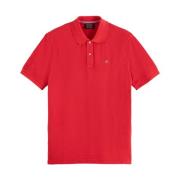 Scotch Soda Polo Scotch & Soda , Red , Heren