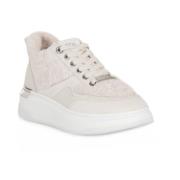 Grandiose Multi Leren Sneakers Steve Madden , Beige , Dames