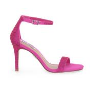 Hot Pink Illumine Hoge Hak Sandalen Steve Madden , Pink , Dames