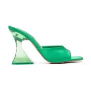 Groene Lipa Satijnen Sandalen Steve Madden , Green , Dames