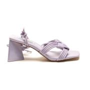 Sandalen met hoge hakken en geweven kanten motief Steve Madden , Purpl...