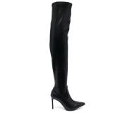 Hoge hak kniehoge laarzen Steve Madden , Black , Dames