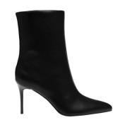 Zwarte eco-leren laarzen Steve Madden , Black , Dames