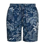 Hawaïaanse zwembroek Superdry , Blue , Heren