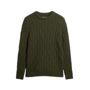 Vintage Groene Sweaters Superdry , Green , Heren