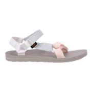 Parel Metallic Platte Sandalen Teva , Gray , Dames