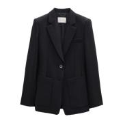 Klassieke Zandloper Blazer in Puur Zwart Dorothee Schumacher , Black ,...